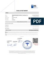 Covid-19 Test Report: Republic of South Sudan Ministry of Health