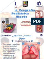 Ecografía pediátrica hígado anatomía