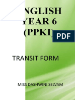 English Year 6 (PPKI) : Transit Form