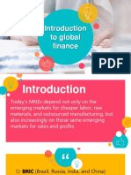 Introduction to Global Finance and Capital Markets