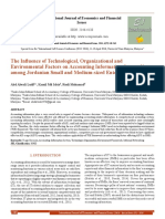 Abd Alwati L, Kamil Md I, Rosli M_2016_The Influence of Technological, Organizational and Environmental Factors on Accounting Information System Usage Among Jordanian Small and Medium-sized Enterprises