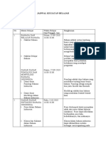 JADWAL KEGIATAN BELAJAR Indo