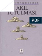 Akıl Tutulması - Max Horkheimer (PDFDrive)