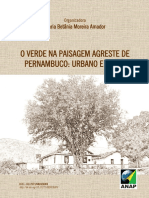 Livro - O Verde Na Paisagem Agreste de Pernambuco