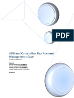 ABB and Caterpillar Key Account Management Case: Group Assignment