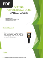 Optical Square in Surveying Explained | PDF