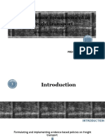 Performance Measurement in Freight Transport