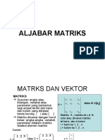 Aljabar Matriks-Itbu2018