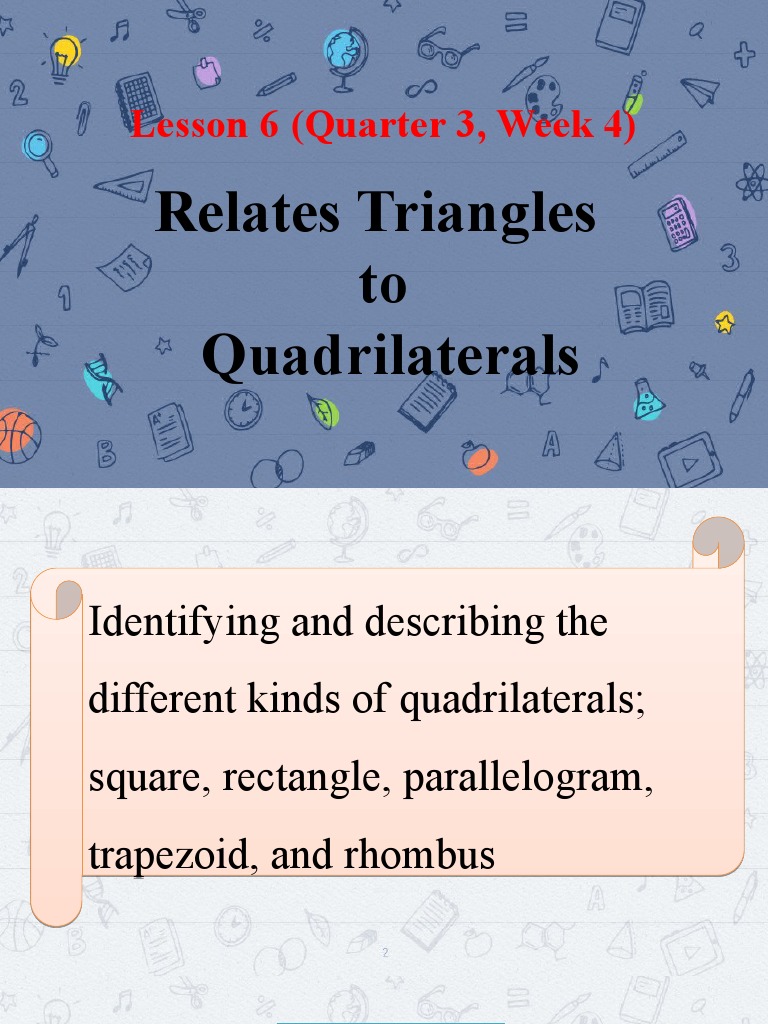 Properties of Triangles and Quadrilaterals | PDF | Rectangle | Triangle