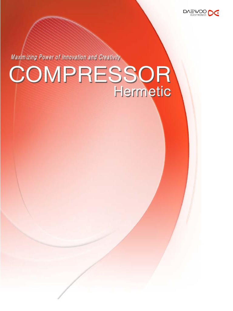 Catalogo Compresores Daewoo | PDF | Energy Technology | Engineering ...