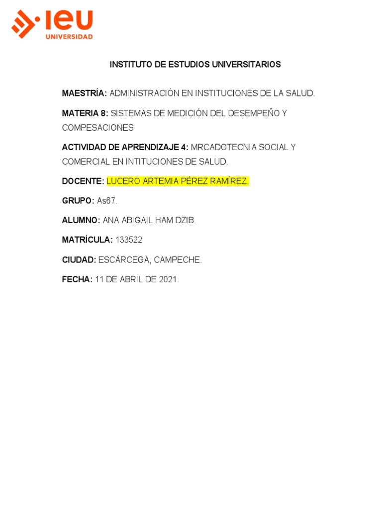 Foro 1 marco conceptual de marketing pdf marketing bienestar