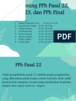 Kel. 2 - Tax Planning PPh Pasal 22, Pasal 23, Dan PPh Final (1)