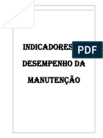 Indicadores de Desempenho da Manutenção