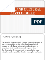 SOCIAL AND CULTURAL DEVELOPMENT PPT Ramsha