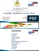 "Generic Medicine A Evolution": Guidance of Presented by