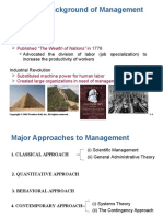 Historical Background of Management: Egypt (Pyramids) China (Great Wall)