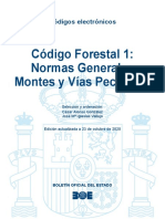 BOE-268 Codigo Forestal 1 Normas Generales Montes y Vias Pecuarias