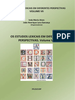 Os Estudos Lexicais. V. 7