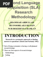 Download SLA Research Methodology by zeeyenna SN50343431 doc pdf