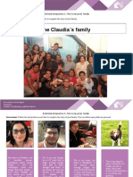 The Claudia S Family: Actividad Integradora 2. This Is My Great Family