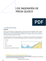 Diseño de Ingeniería de La Presa Quisco