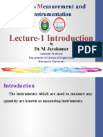 Process Measurement and Instrumentation Lecture