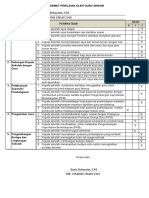 Format Penilaian Oleh Guru Senior