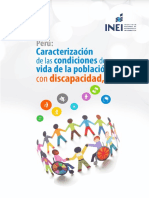 Perú: Categorización de Las Condiciones de La Vida de La Población Con Discapacidad 2019