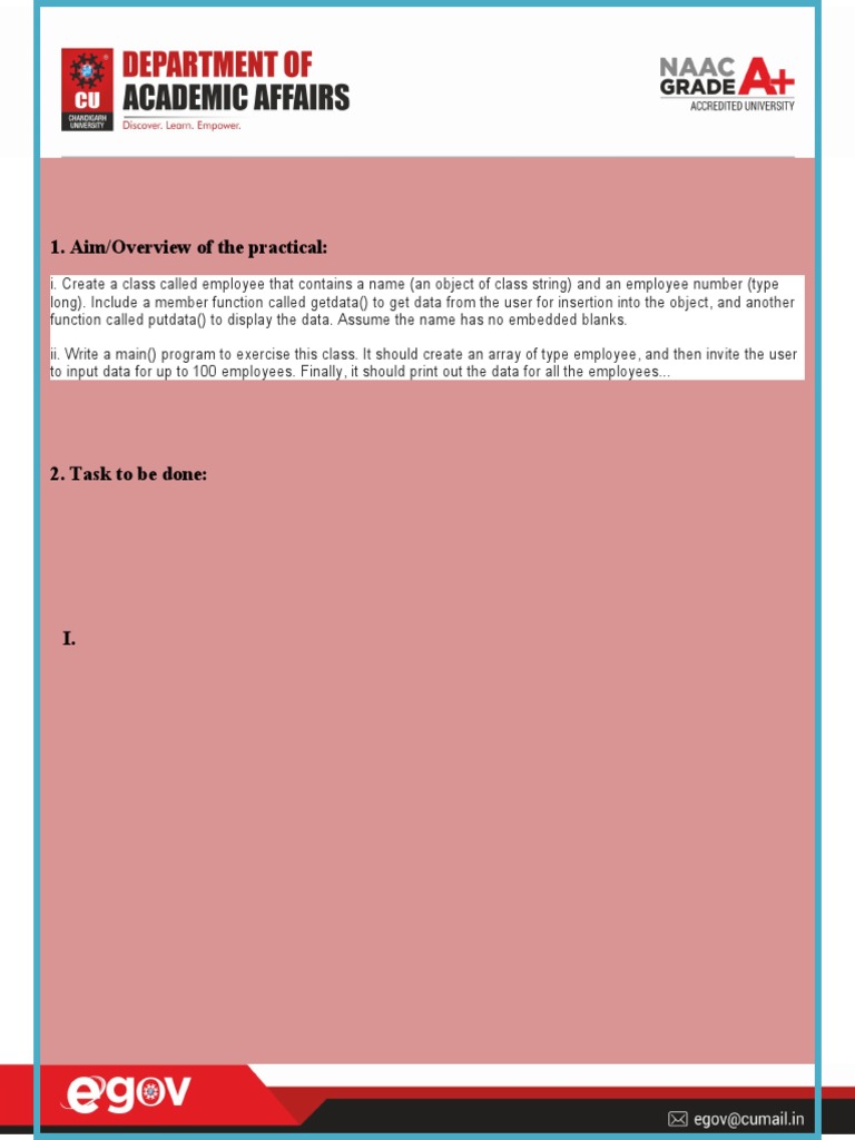 Employee Class Implementation Guide | PDF | Business | Technology ...