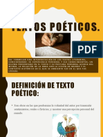 Género Lírico Poema.