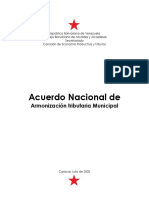 Acuerdo Nacional de Armonizacion Tributaria Municipal