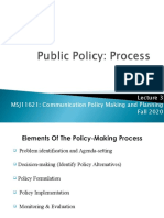Lecture 3-Public Policy Process