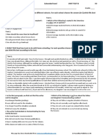 Extended Level Unit Test 3B