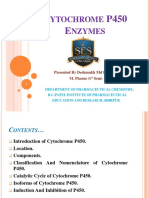 Ytochrome Nzymes: Presented by Deshmukh MD Faizan M. Pharm (1 Sem)