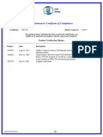 CSA - Type Y & Z Certificate Supplement