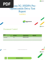 Hawasa CL 3 Pre-Optimization Drive Test Report