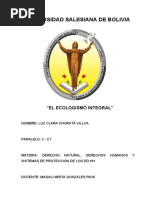 El Ecologismo Integral