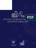 Listado de Medicamentos de Venta Libre para Firma de DNM 2021
