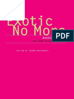 Jeremy MacClancy - Exotic No More - Anthropology On The Front Lines (2002)