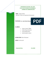 Código de Ética del Centro de Capacitación Empresarial (CENCAE