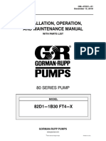 Installation, Operation, and Maintenance Manual: 80 Series Pump