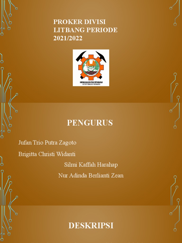 Proker Divisi Litbang 2021/2022 | PDF