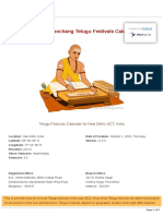 2021 Drik Panchang Telugu Festivals v1.0.0