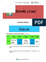 Palabreríos - 4° Grado - Lengua