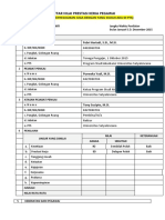 Format Lampiran Penilaian Prestasi Kerja