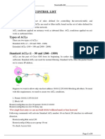 Lab # 12: Access Control List Access Control List