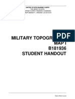 Military Topographic Map I B181936 Student Handout