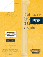 Civil Justice For Victims of Crime in Virginia