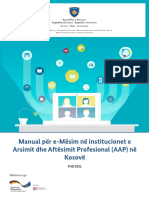 Manual Per e Mesim Ne Institucionet e Arsimit Dhe Aftesimit Profesional AAP Ne Kosove