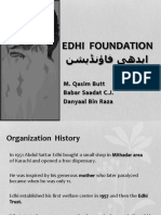 Edhi Foundation: M. Qasim Butt Babar Saadat C.J. Danyaal Bin Raza